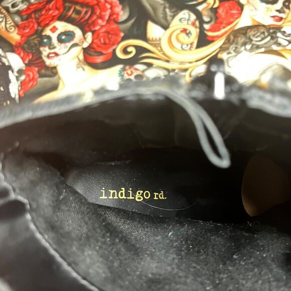 Indigo Rd Floral Metallic Brocade 4″ Heel Booties Size 7.5 – Statement Glam! - Picture 7 of 8